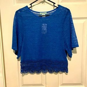 NWT Forever 21 Royal Blue Top.